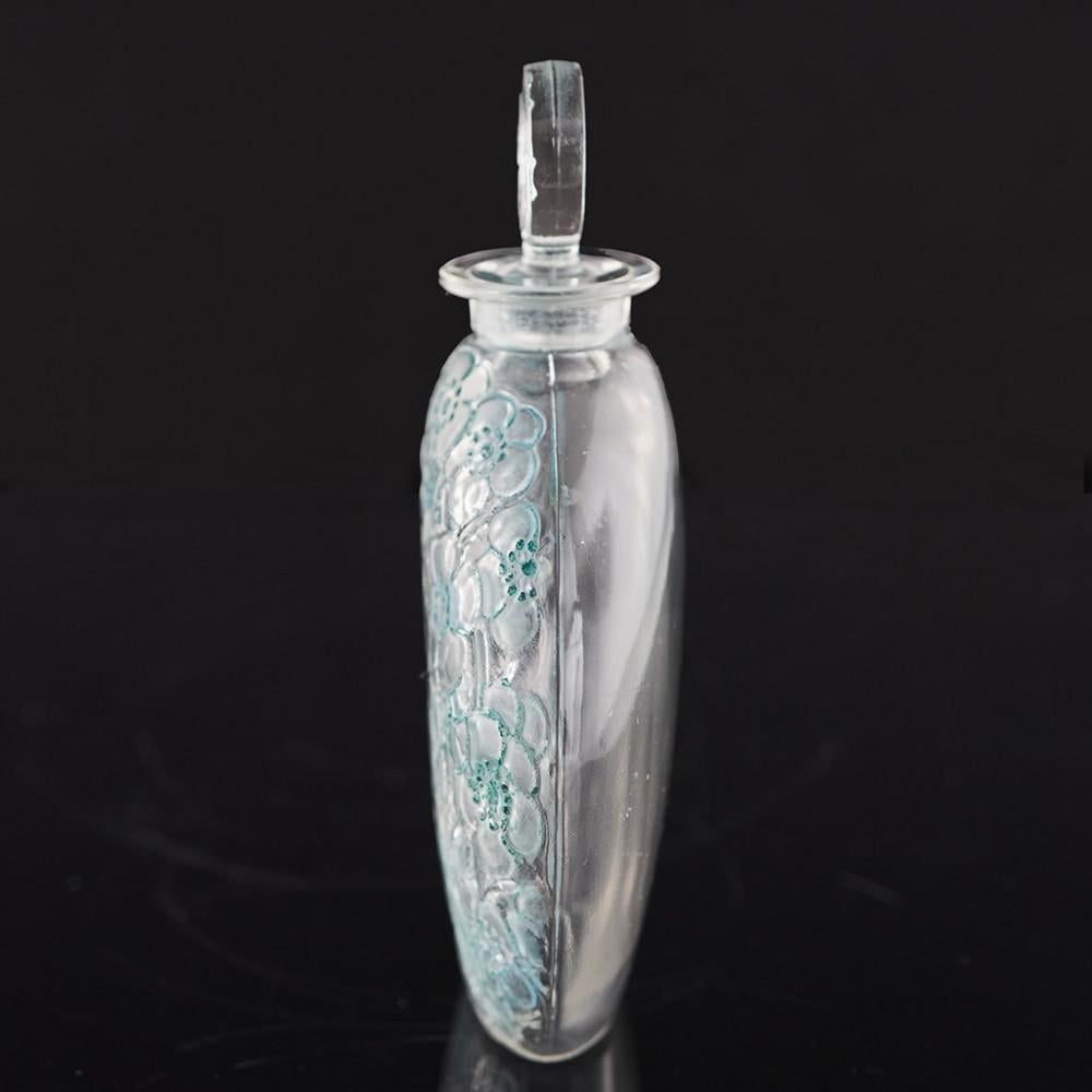 French Rene Lalique Le Lys Perfume Bottle Designed 1920