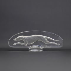 Rene Lalique Levrier car mascot C1928