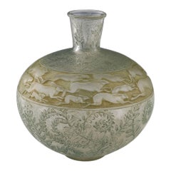 Antique Rene Lalique Lievres Vase Designed 1923 – Marcilhac 942