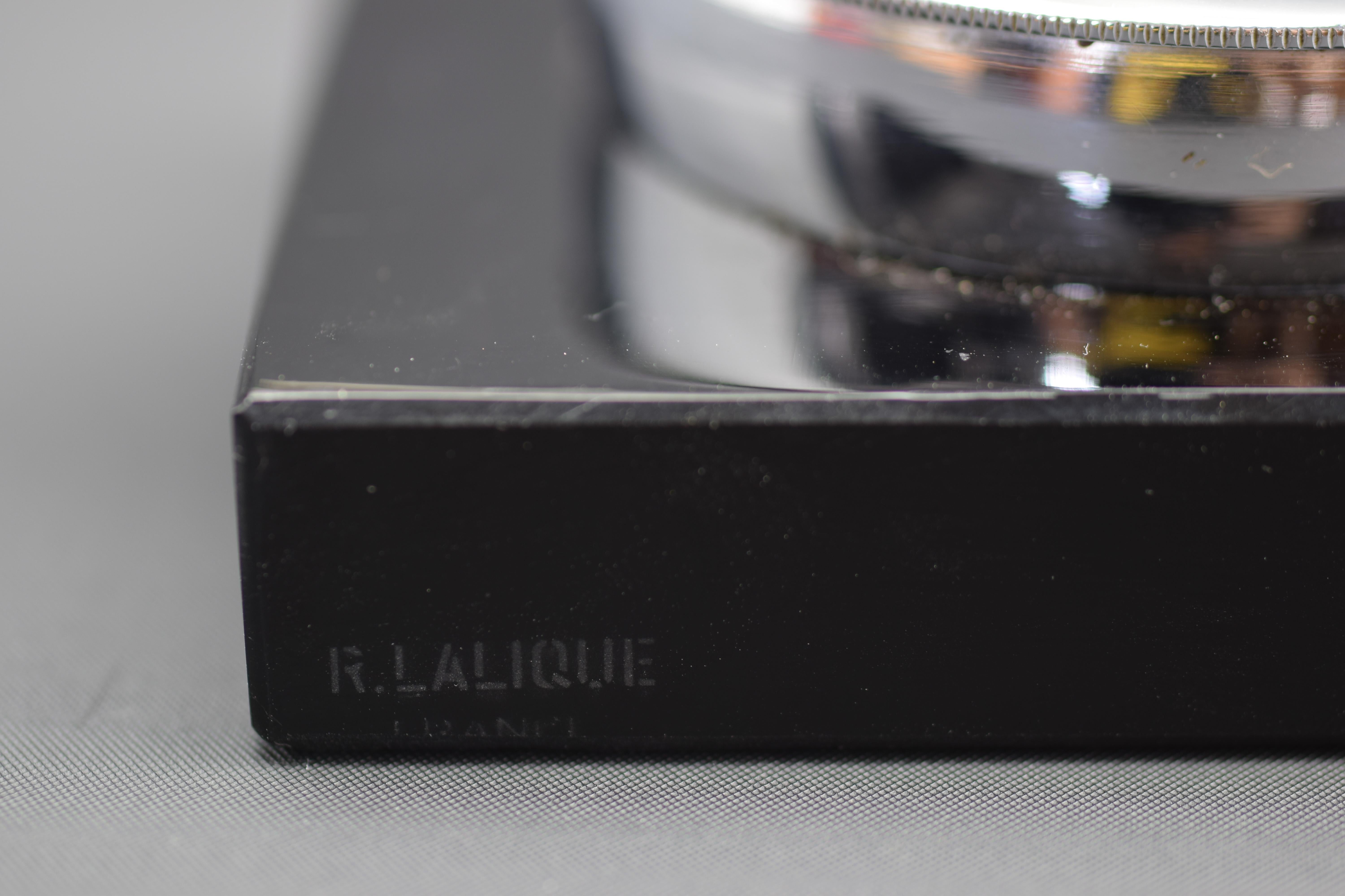 Glass Rene Lalique Longchamps A Car mascot 1929 For Sale