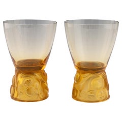 Rene Lalique Marienthal Glasses Designed 1927