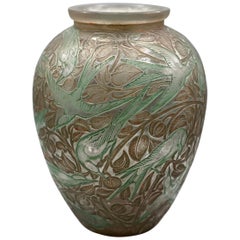 René Lalique "Martin Pêcheurs"  Vase