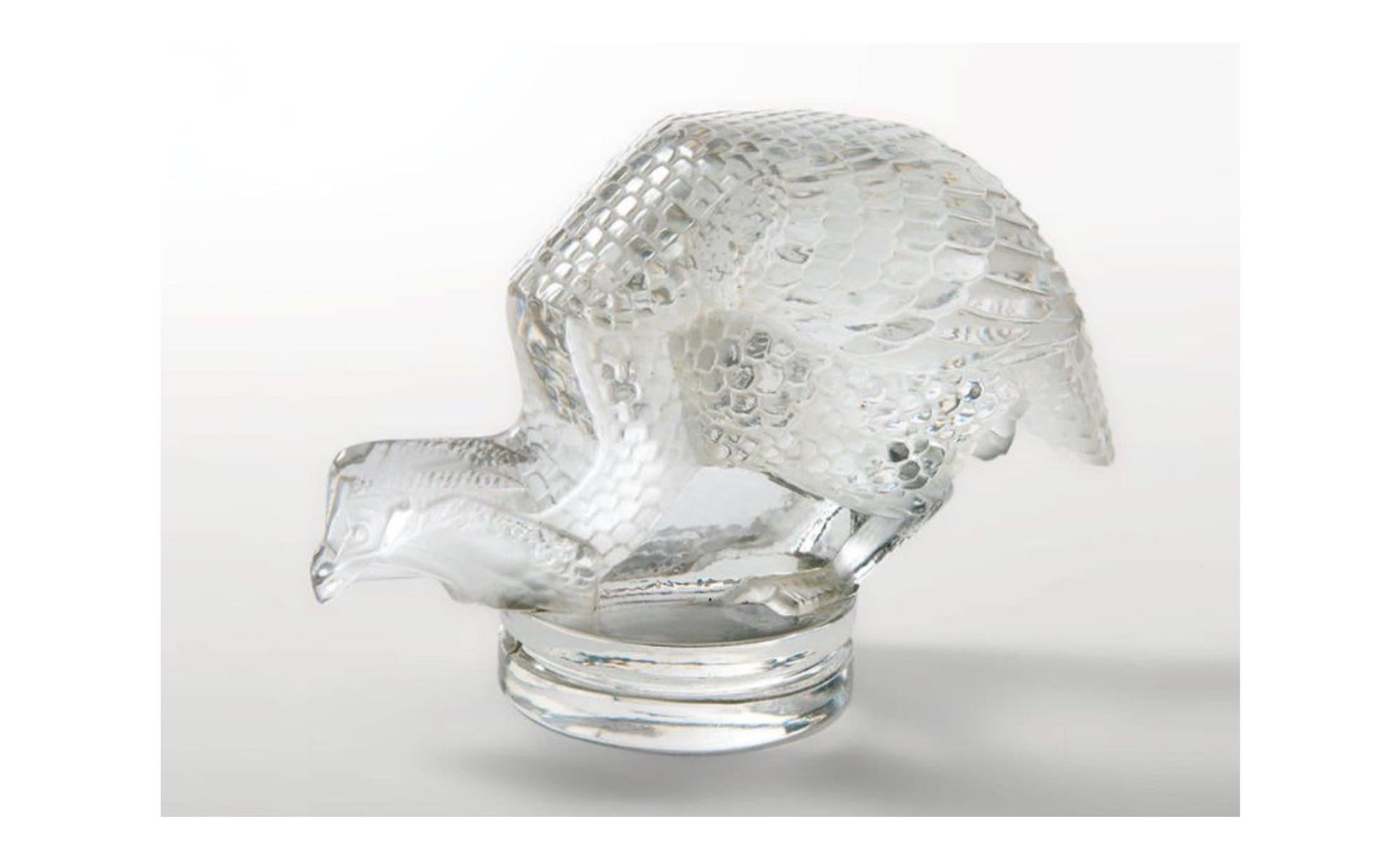 Early 20th Century Rene Lalique Mascotte Pintade