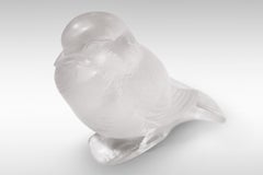 Figurine Art Déco de Rene Lalique 'Moineau au Fier'.