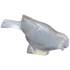 René Lalique "Moineau Timide" Paperweight