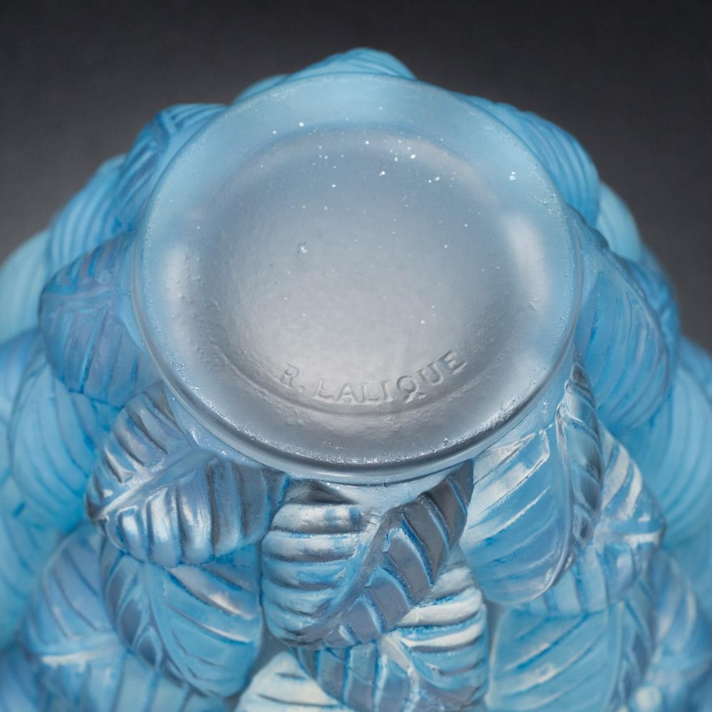 Rene Lalique Moissac Jarrón Diseñado 1927 - Marcilhac 992 en venta 3