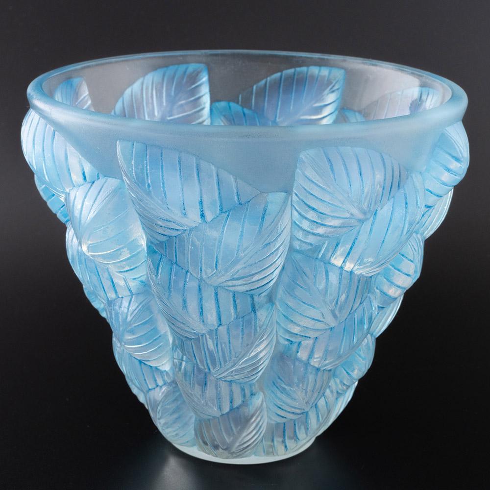 Rene Lalique Moissac Jarrón Diseñado 1927 - Marcilhac 992 Francés en venta