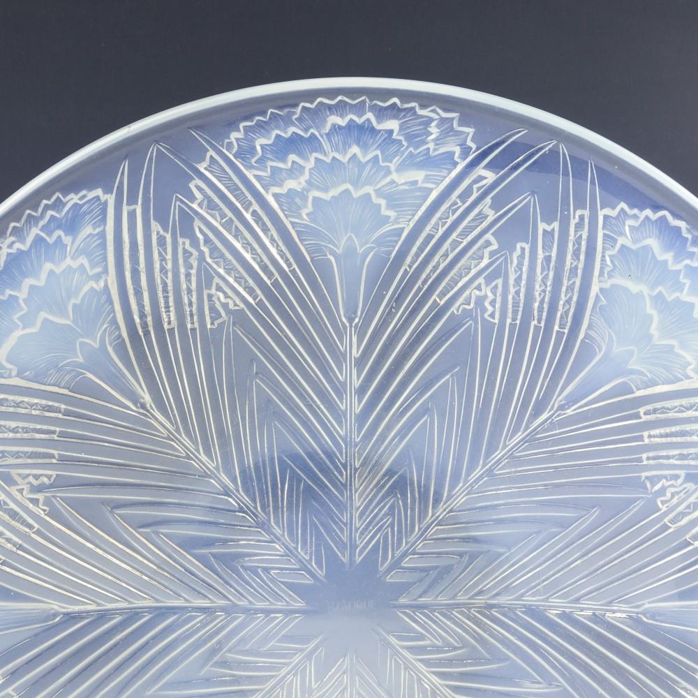 The stunning René Lalique Oeillets (Carnations) bowl in opalescent glass
Designed 1932
Marcilhac No 422.
 