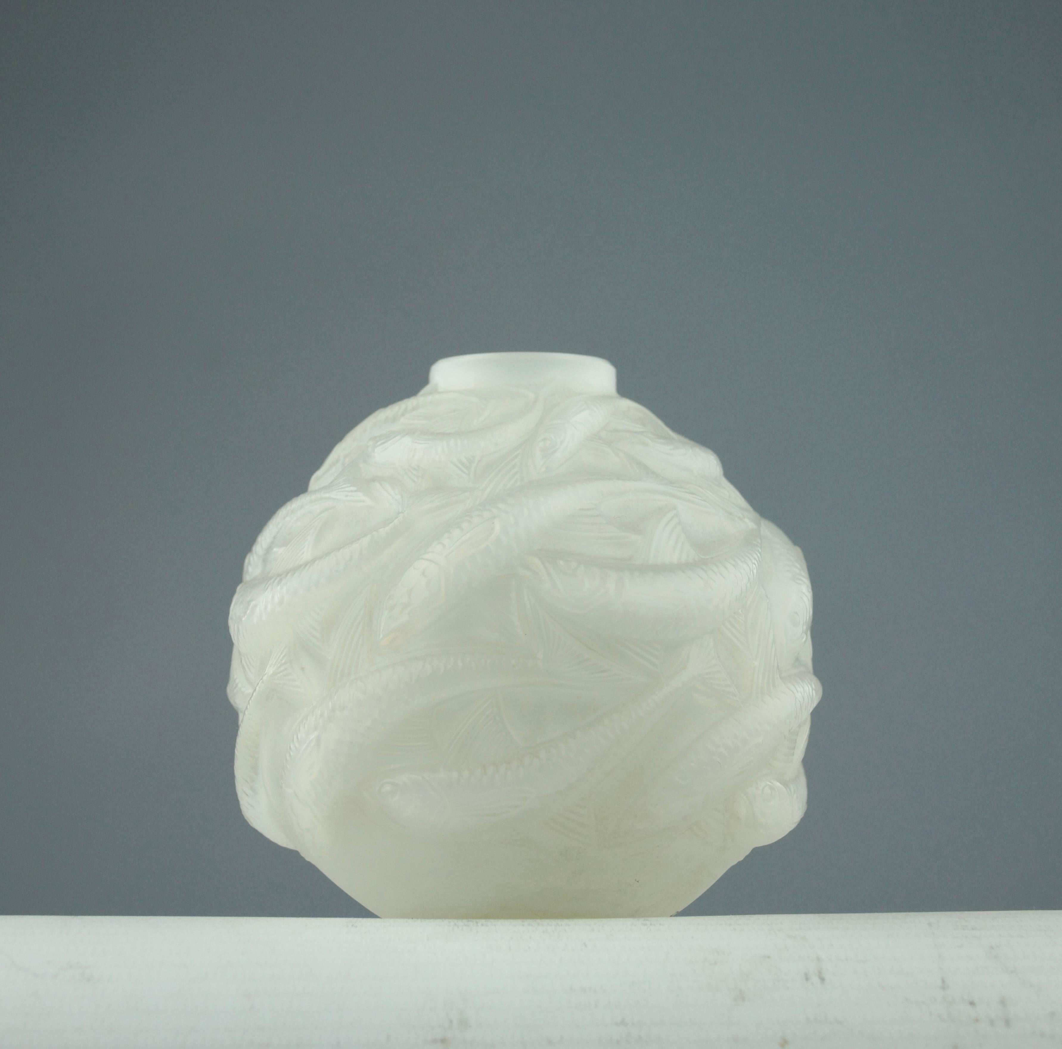 René Lalique, Jarrón Oleron, Francia 1927 Francés en venta