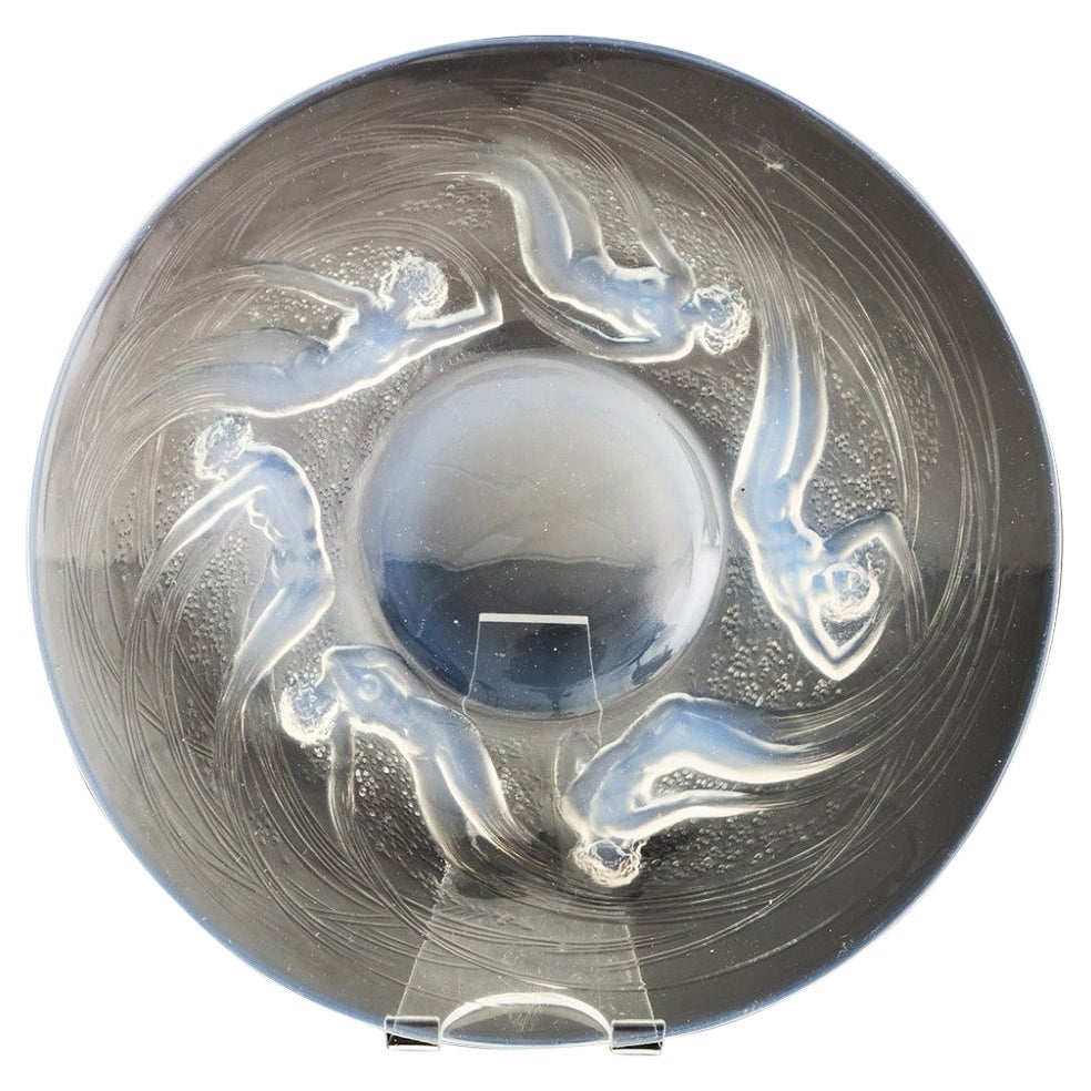 René Lalique Ondines Plate Designed 1921