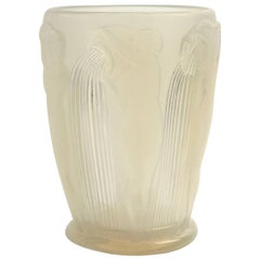 Antique René Lalique Opalescent "Danaides" Vase