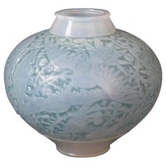 Rene Lalique Opalescent Glass 'Aras' Vase