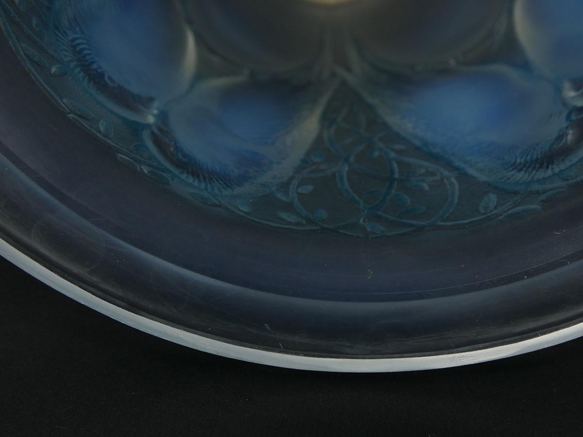 Pressed Rene Lalique Opalescent Glass 'Ceylan' Vase