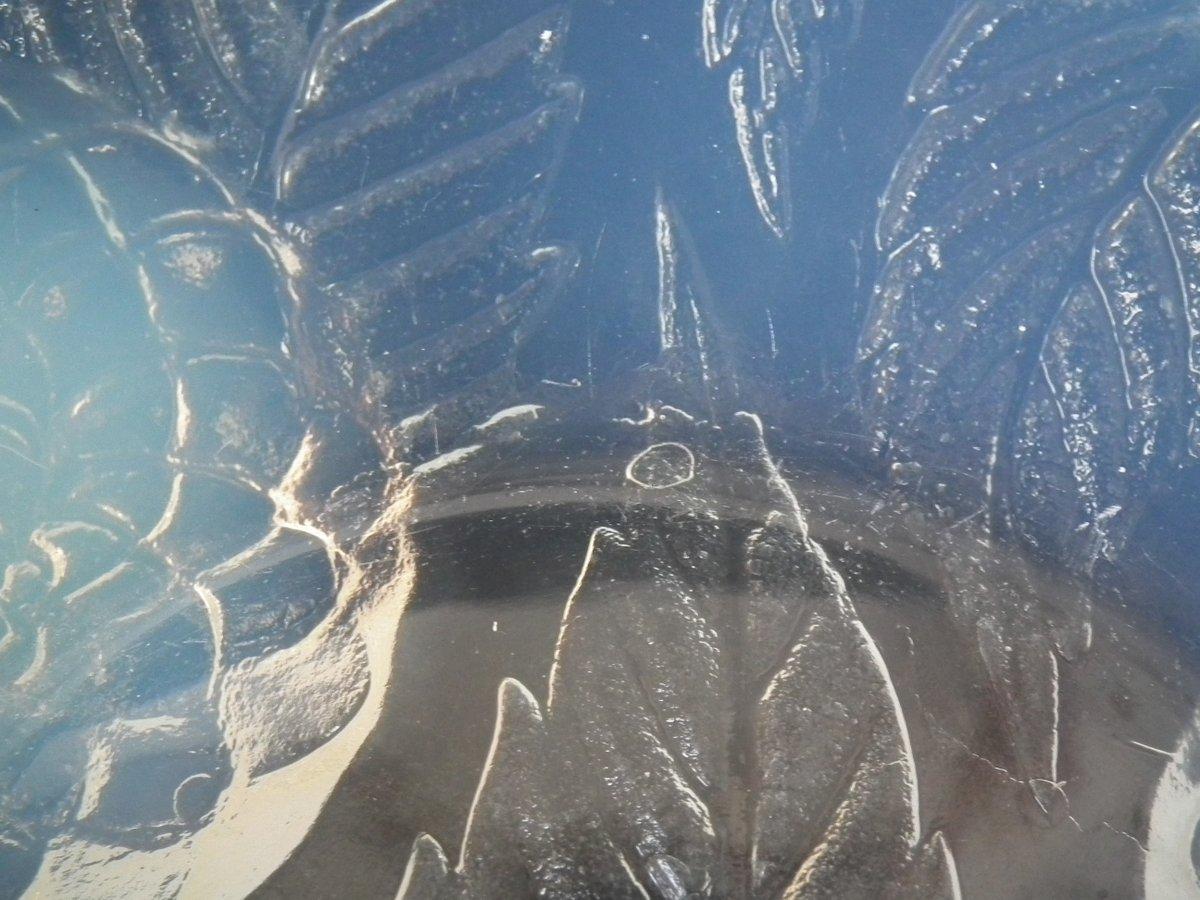 Art déco Coupe 'Dahlias No.1' en verre opalescent de Rene His en vente