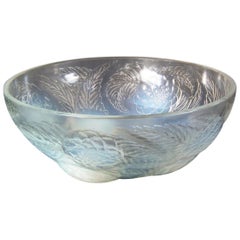 Rene Lalique Opalescent Glass 'Dahlias No.1' Bowl