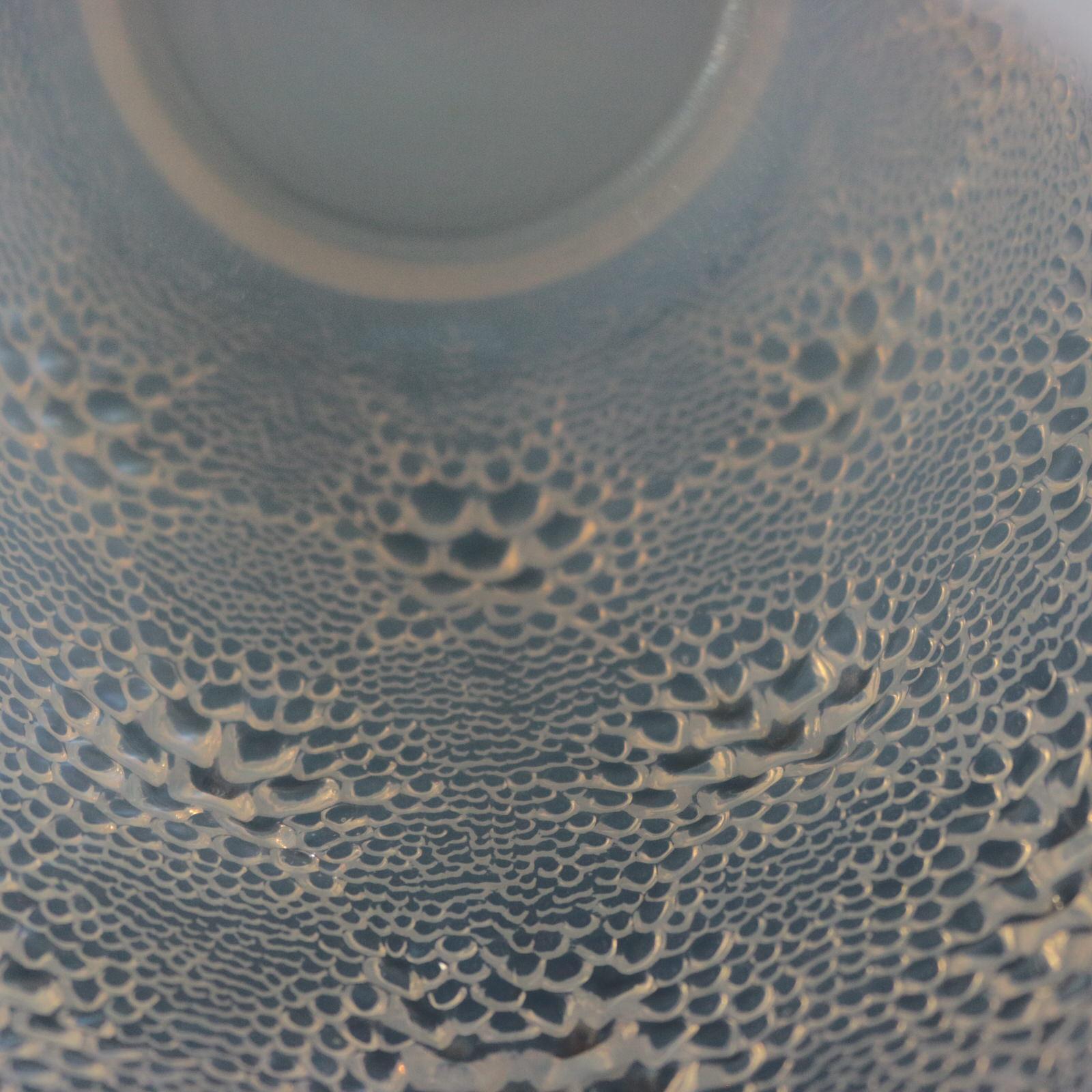 Mid-20th Century Rene Lalique Opalescent Glass 'Davos' Vase