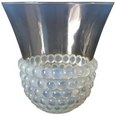 Rene Lalique Opalescent Glass 'Graines' Vase