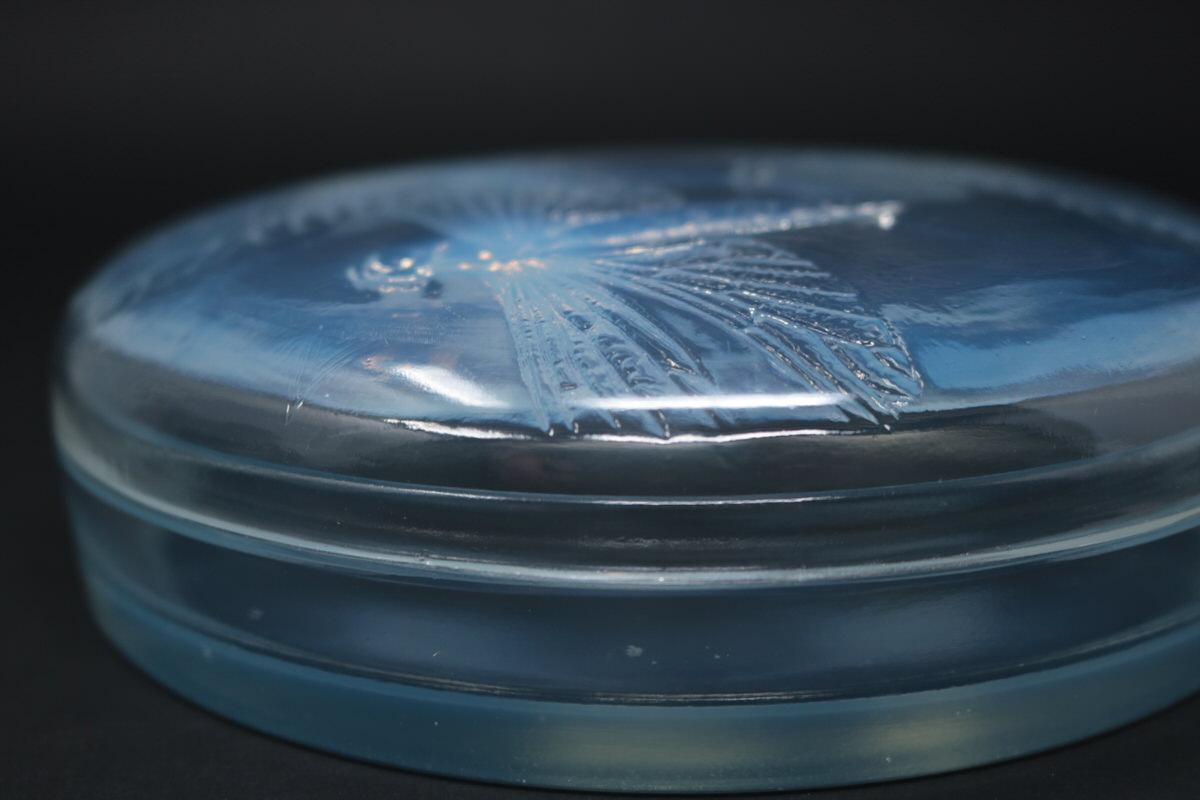 René Lalique Opalescent Glass 'Libellules' Box 3