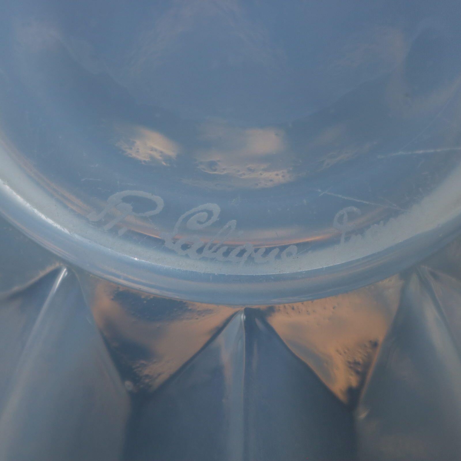 Vaso 'Nivernais' in vetro opalescente di Rene Lalique in vendita 4