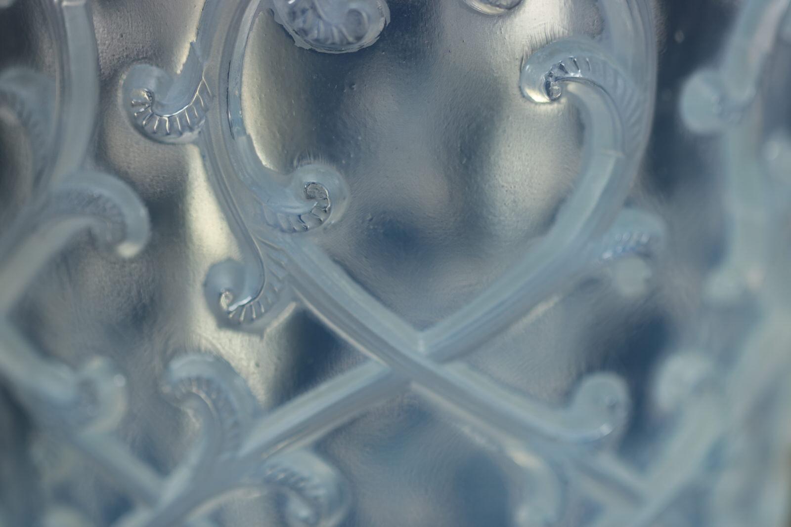 Milieu du XXe siècle e revêtement en verre opalescent Rene Lalique « Sarments » en vente