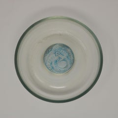 Rene Lalique Opalescent Glass 'Serpent' Round Ashtray