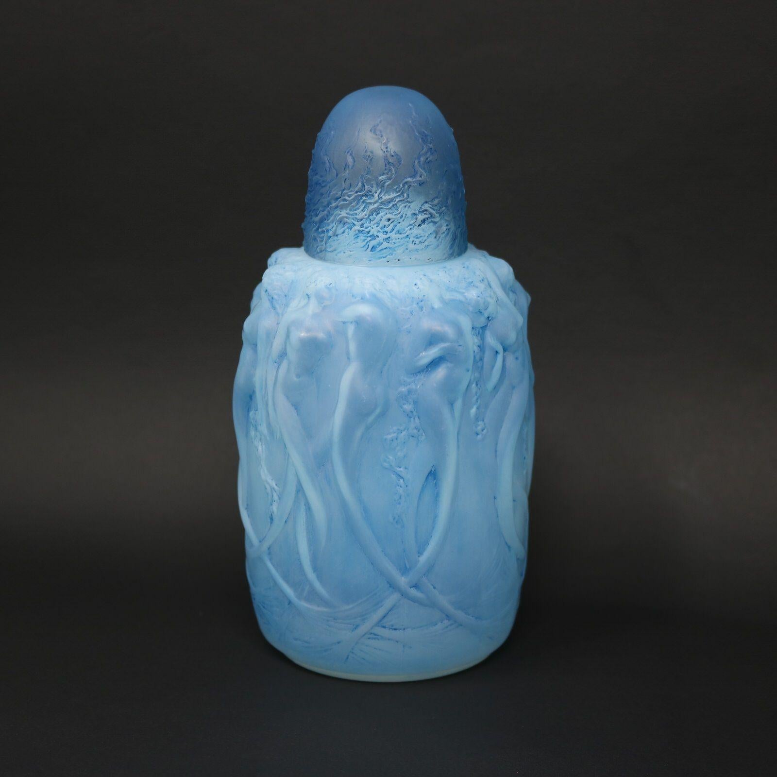 Inizio XX secolo Bruciaincenso Sirenes in vetro opalescente di Rene Lalique in vendita