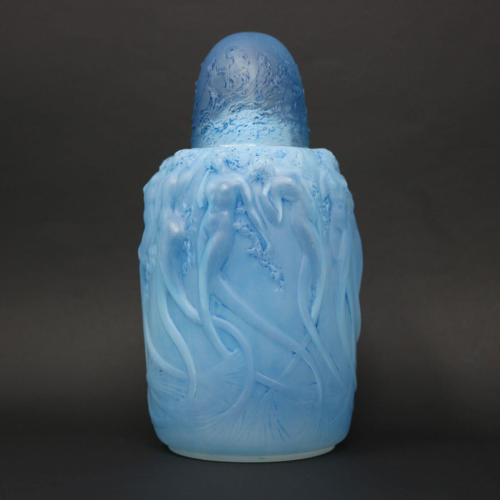 Vetro Bruciaincenso Sirenes in vetro opalescente di Rene Lalique in vendita