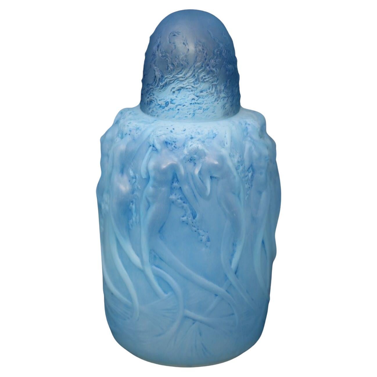 Rene Lalique Opalescent Glass Sirenes Incense Burner