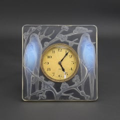 Opalisierende untrennbare Rene lalique-Uhr C1926