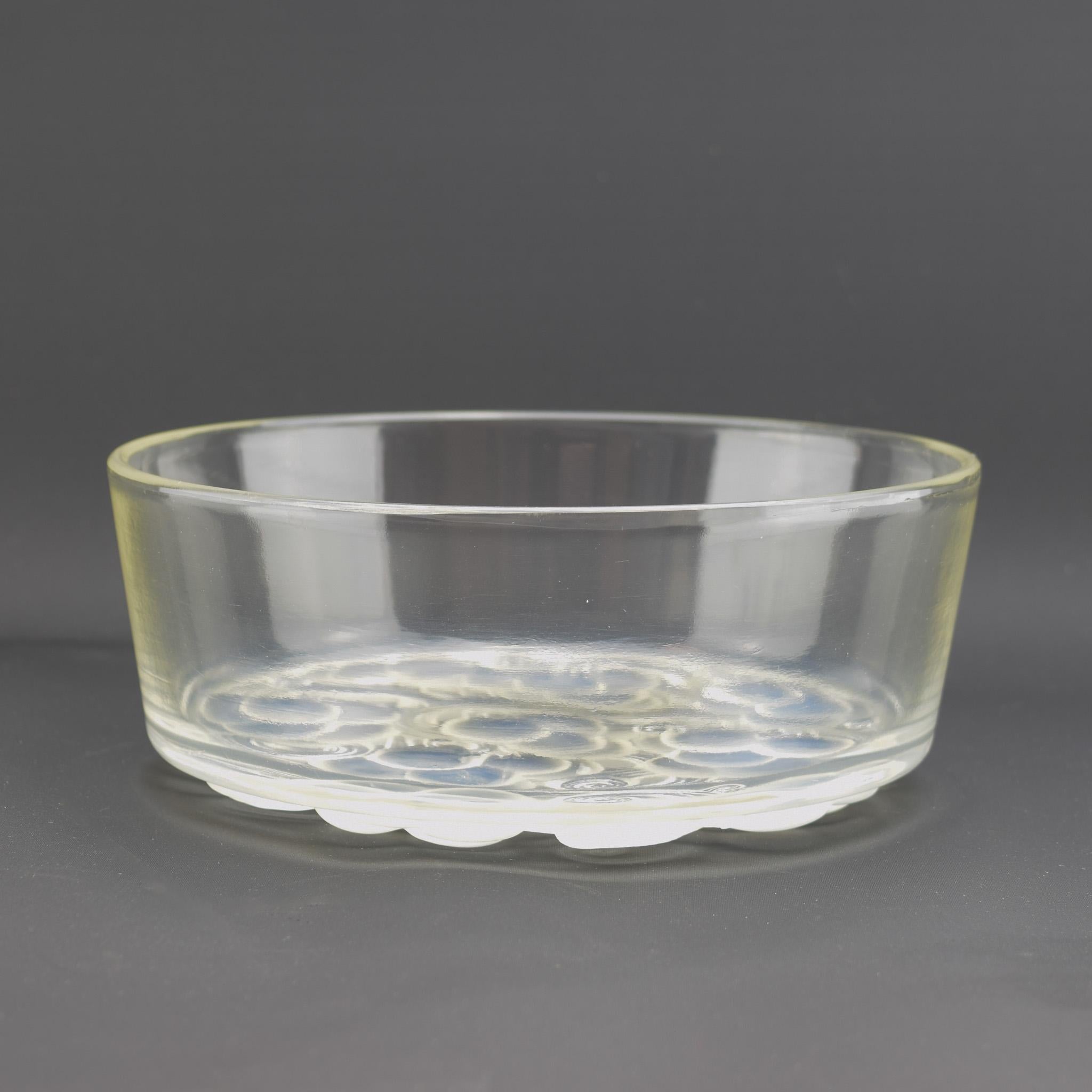French Rene Lalique opalescent Marienthal Confiturier ( jam pot) C1924