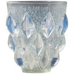 Rene Lalique Opalescent "Rampillon" Vase