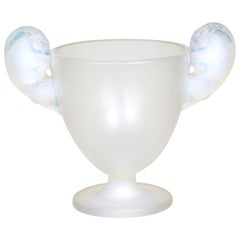 Rene Lalique, Opalescent Vase" Beliers"