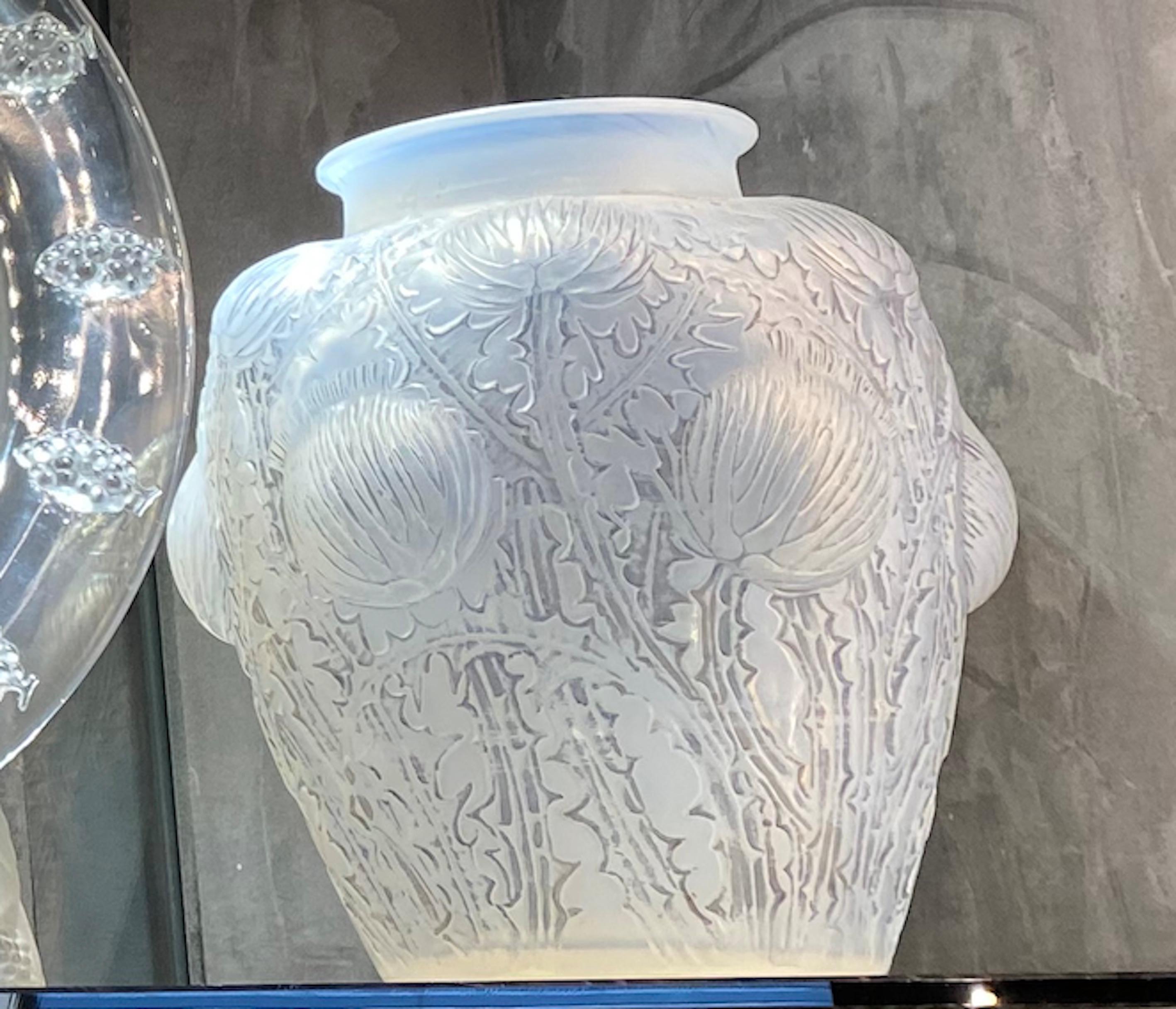 Rene Lalique Opalescent Vase