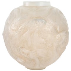 René Lalique Opalescent Vase Formose
