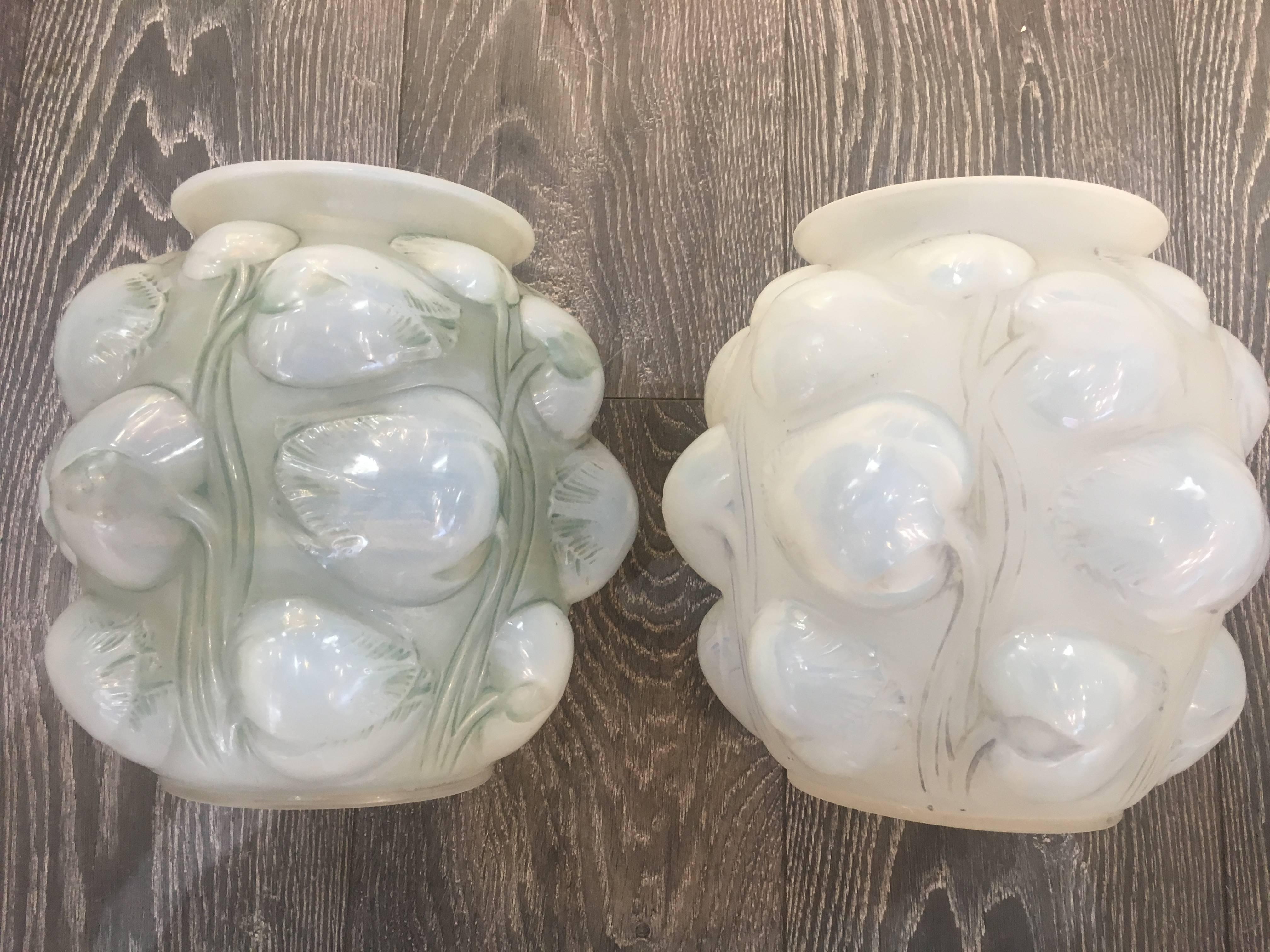 Art Glass René Lalique Opalescent Vase 