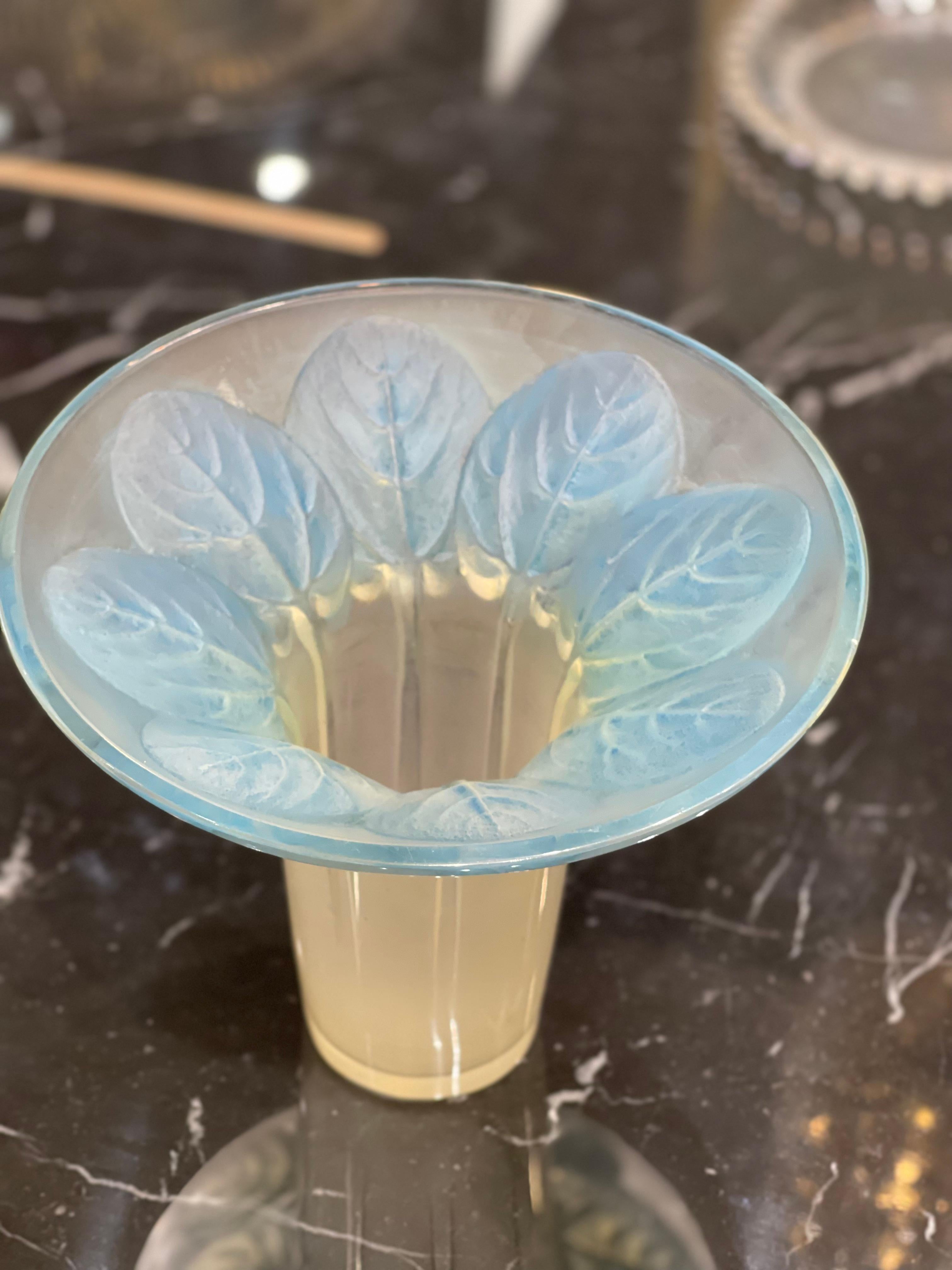 Rene Lalique Opalescent Vase 