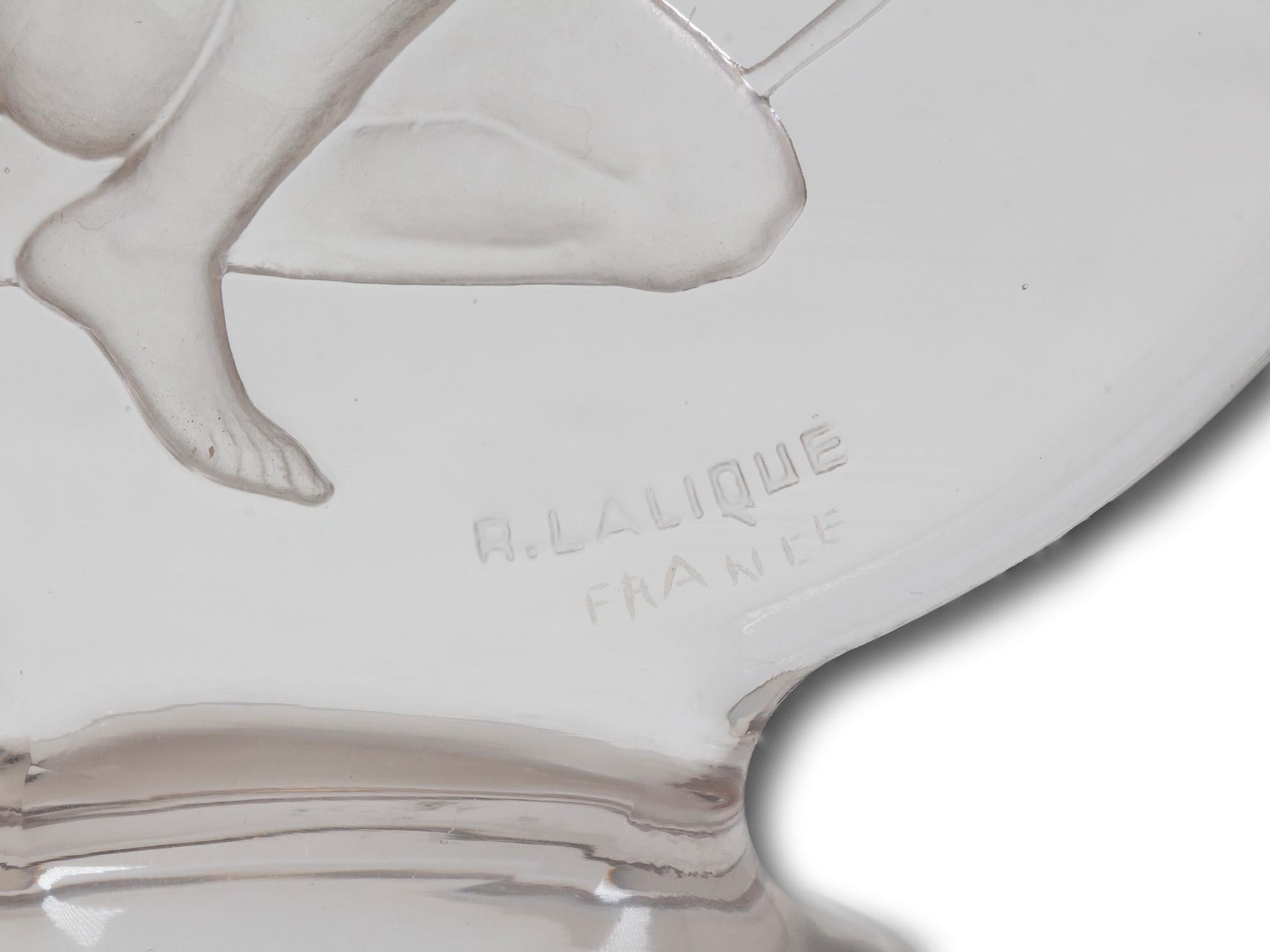 Rene Lalique Original Art Deco Bogenschütze Auto Maskottchen (20. Jahrhundert) im Angebot