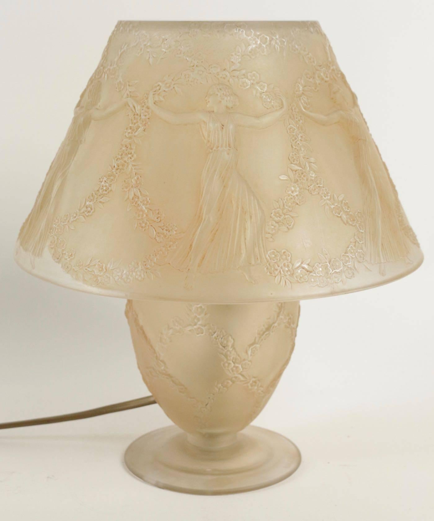 René Lalique lamp 