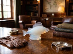 René Lalique Perche No. 1158 Opalescent Car Mascot