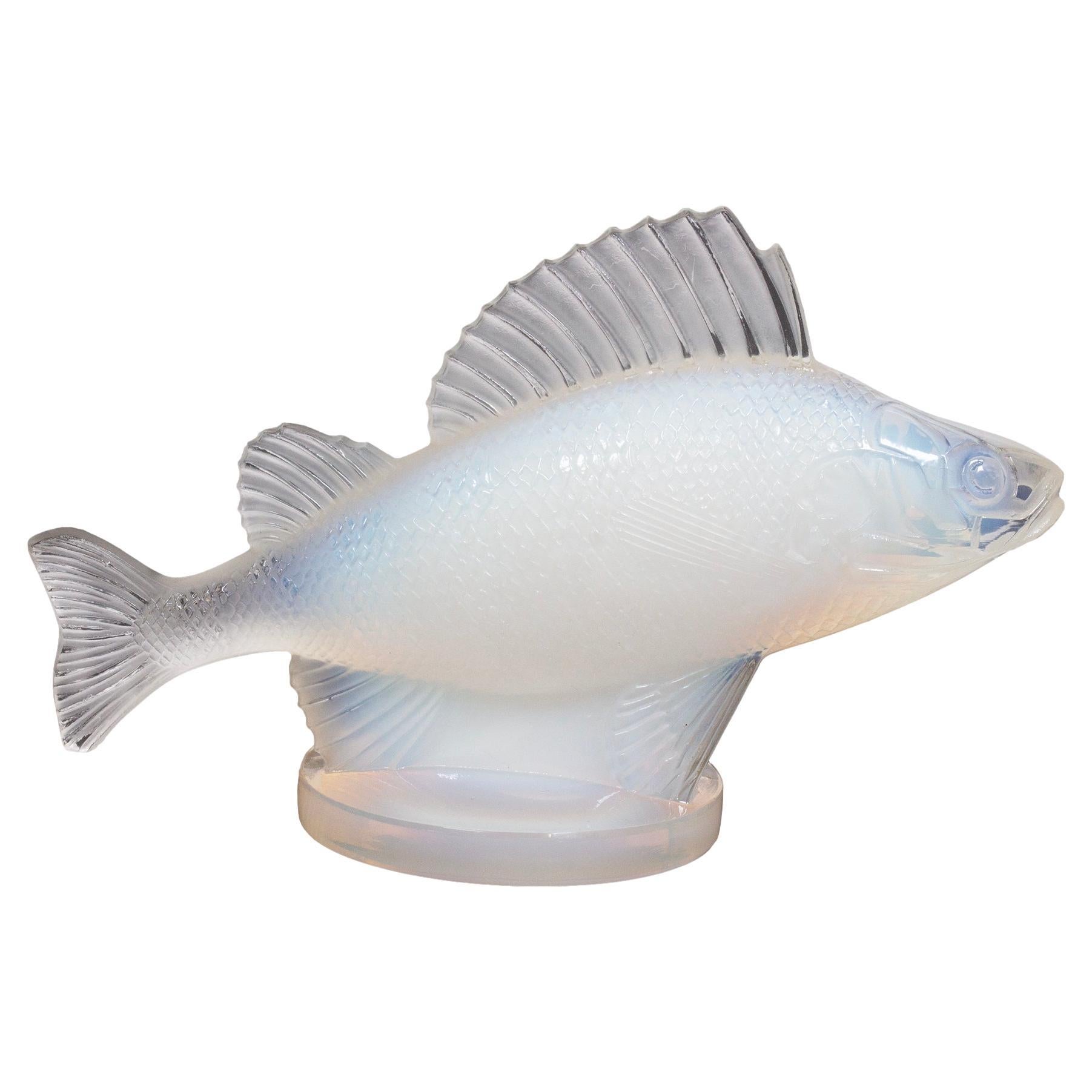 René Lalique Perche No. 1158 Opalescent Car Mascot