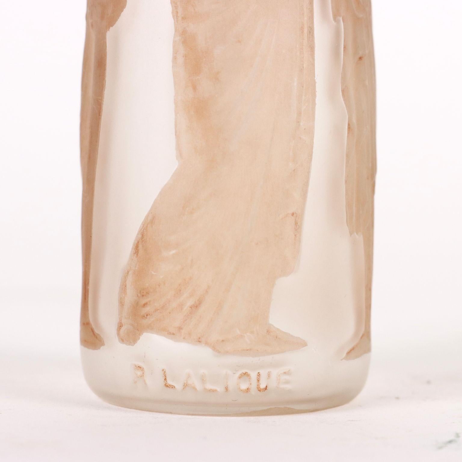 Glass René Lalique Perfume Bottle France 20th Century