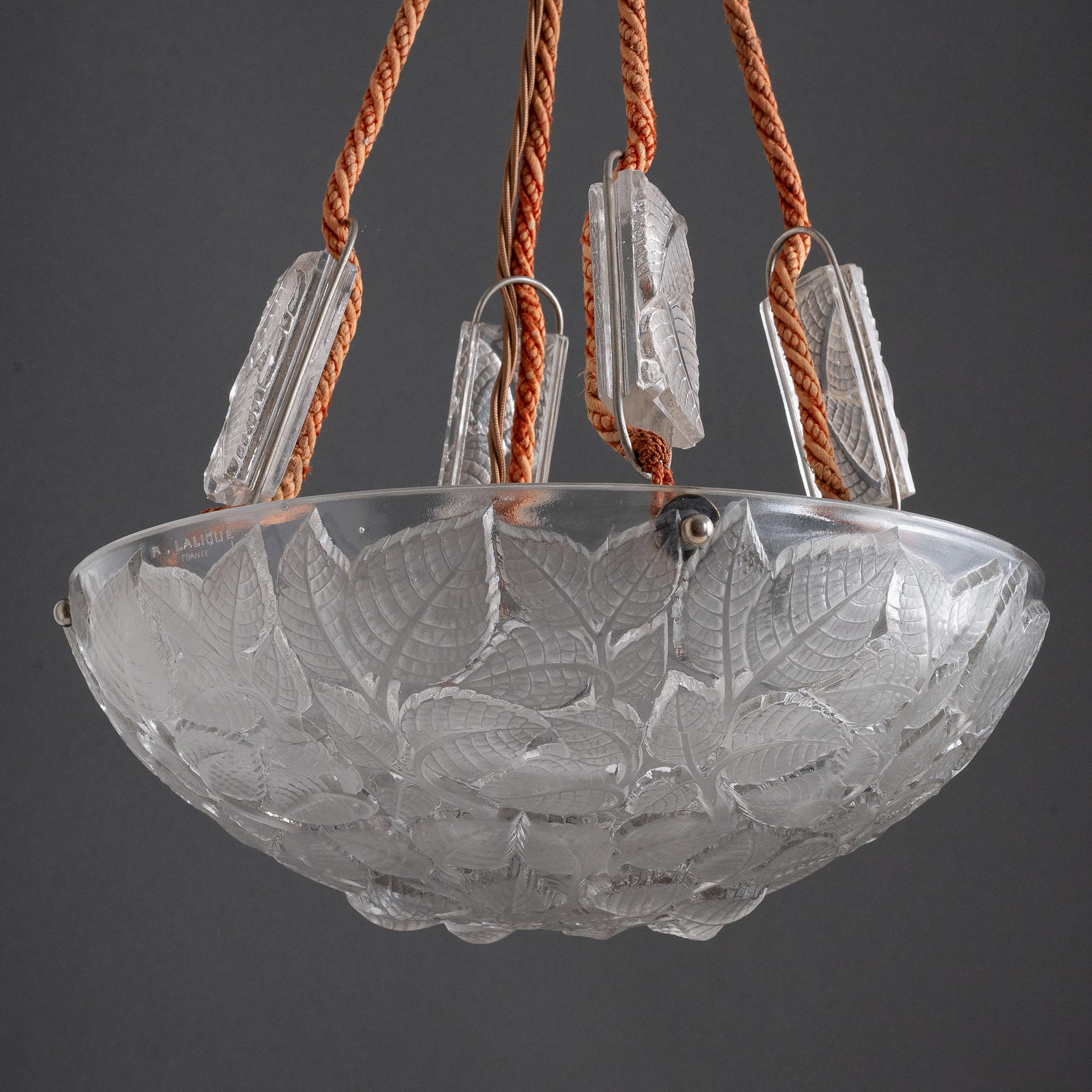 Rene Lalique Plafonnier For Sale 3