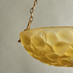 René Lalique Plafonnier 'Lausanne' Model, Designed 1929