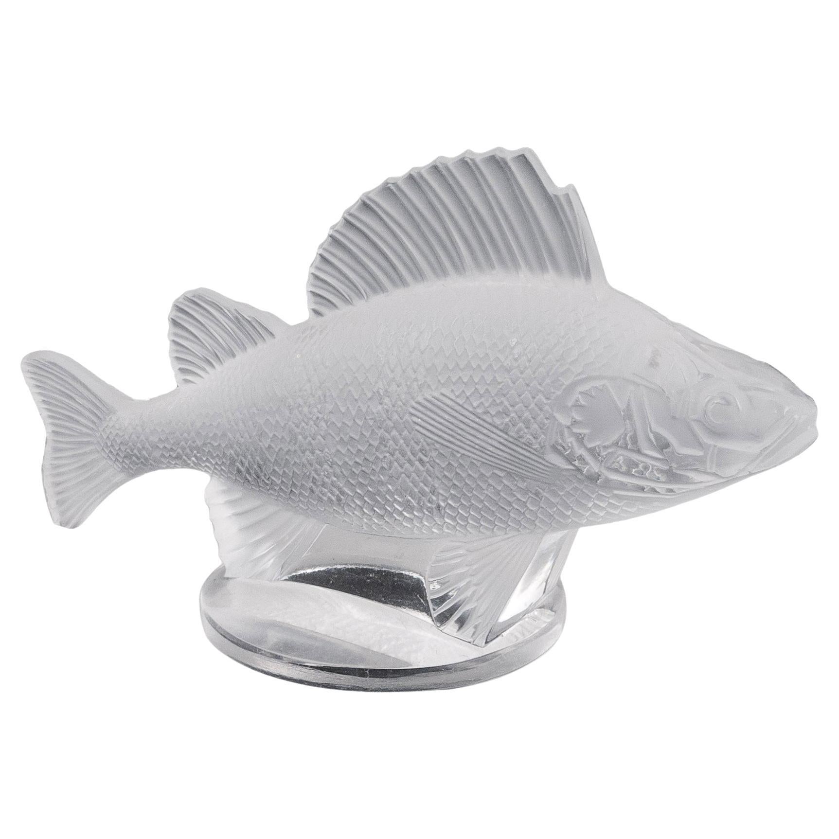 René Lalique Perche Fish Car Mascot For Sale