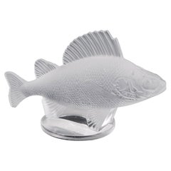 René Lalique Perche Fisch Auto Maskottchen