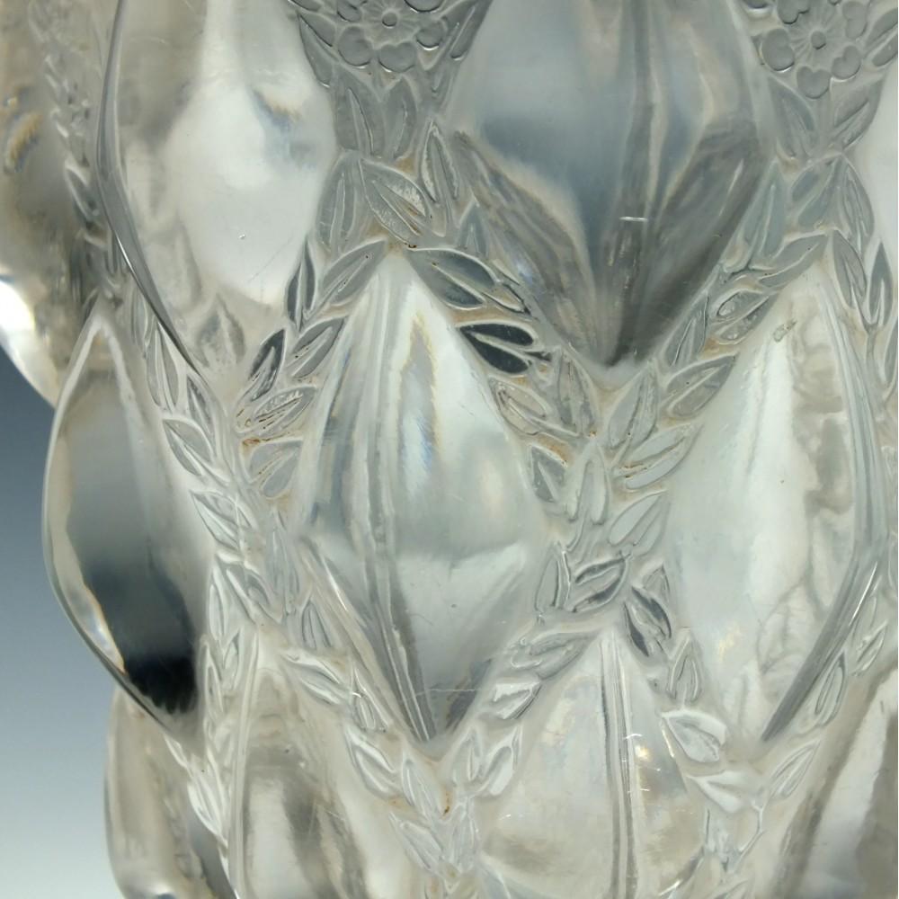 Art Deco René Lalique Rampillon Vase No 991