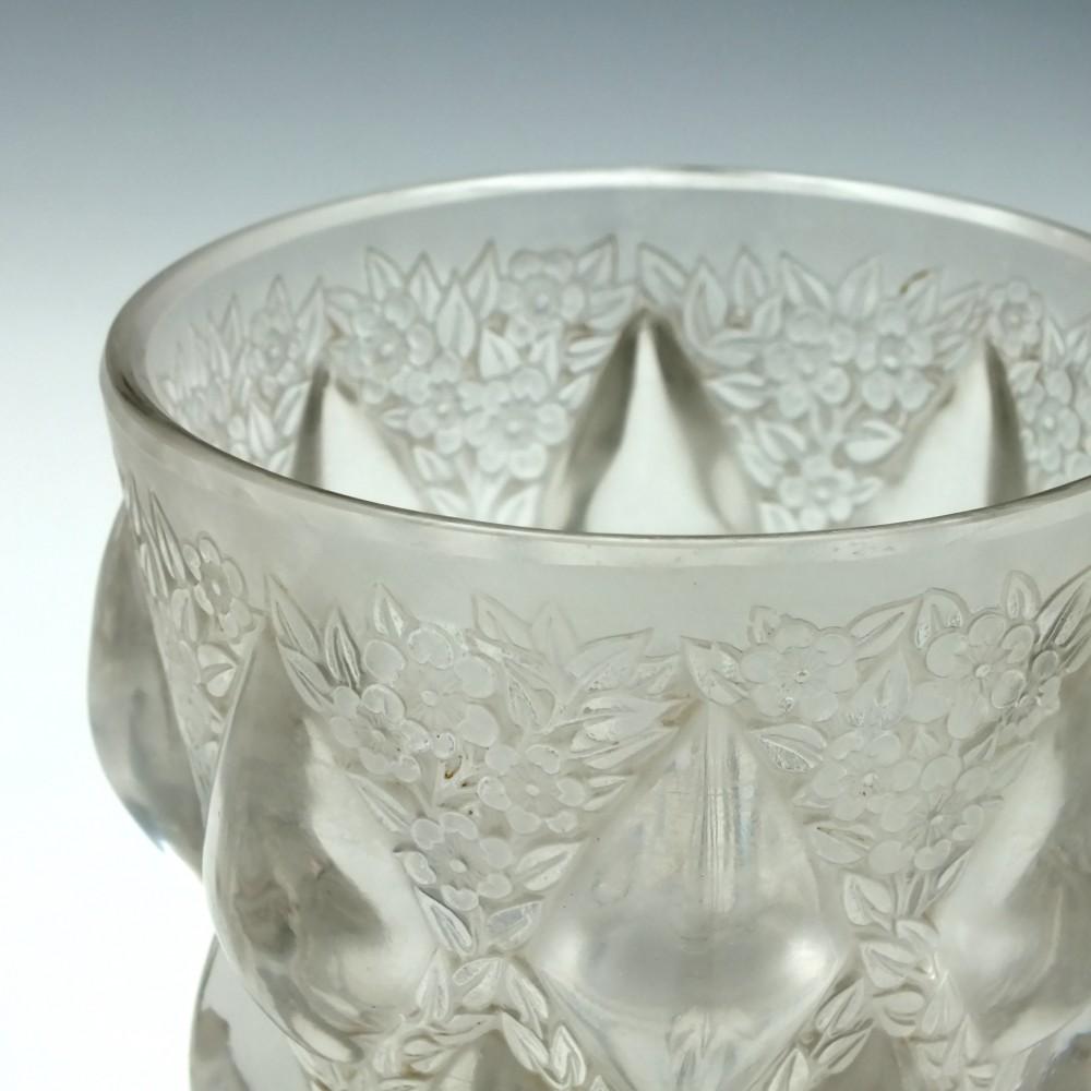 20th Century René Lalique Rampillon Vase No 991