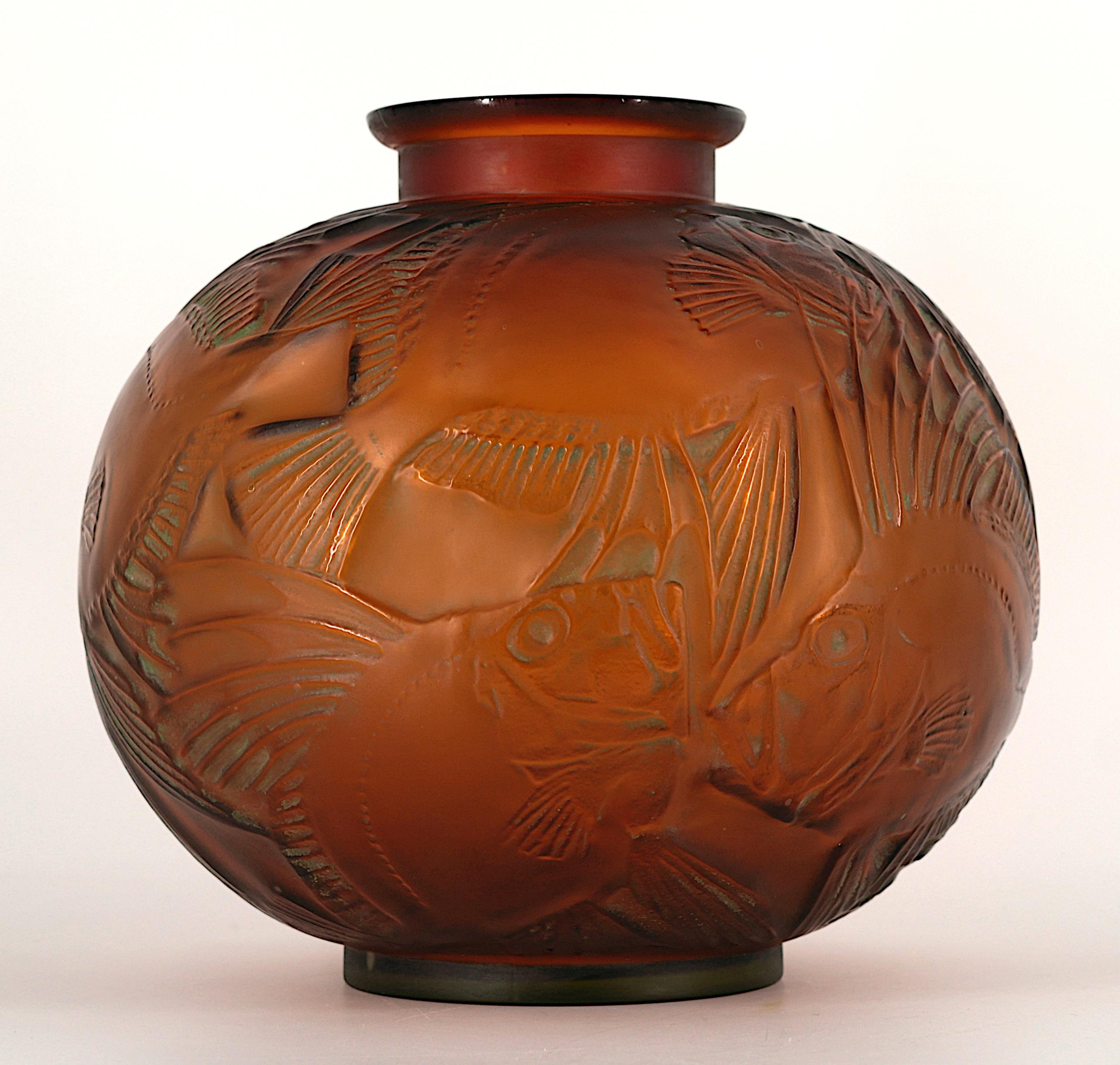 Glass René LALIQUE Rare Art Deco 