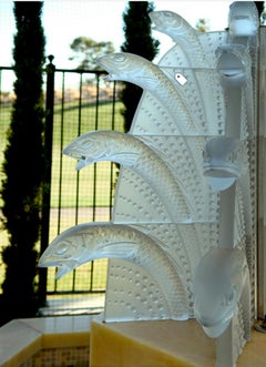 René Lalique Rare Poissons Fontaine ou Sculpture