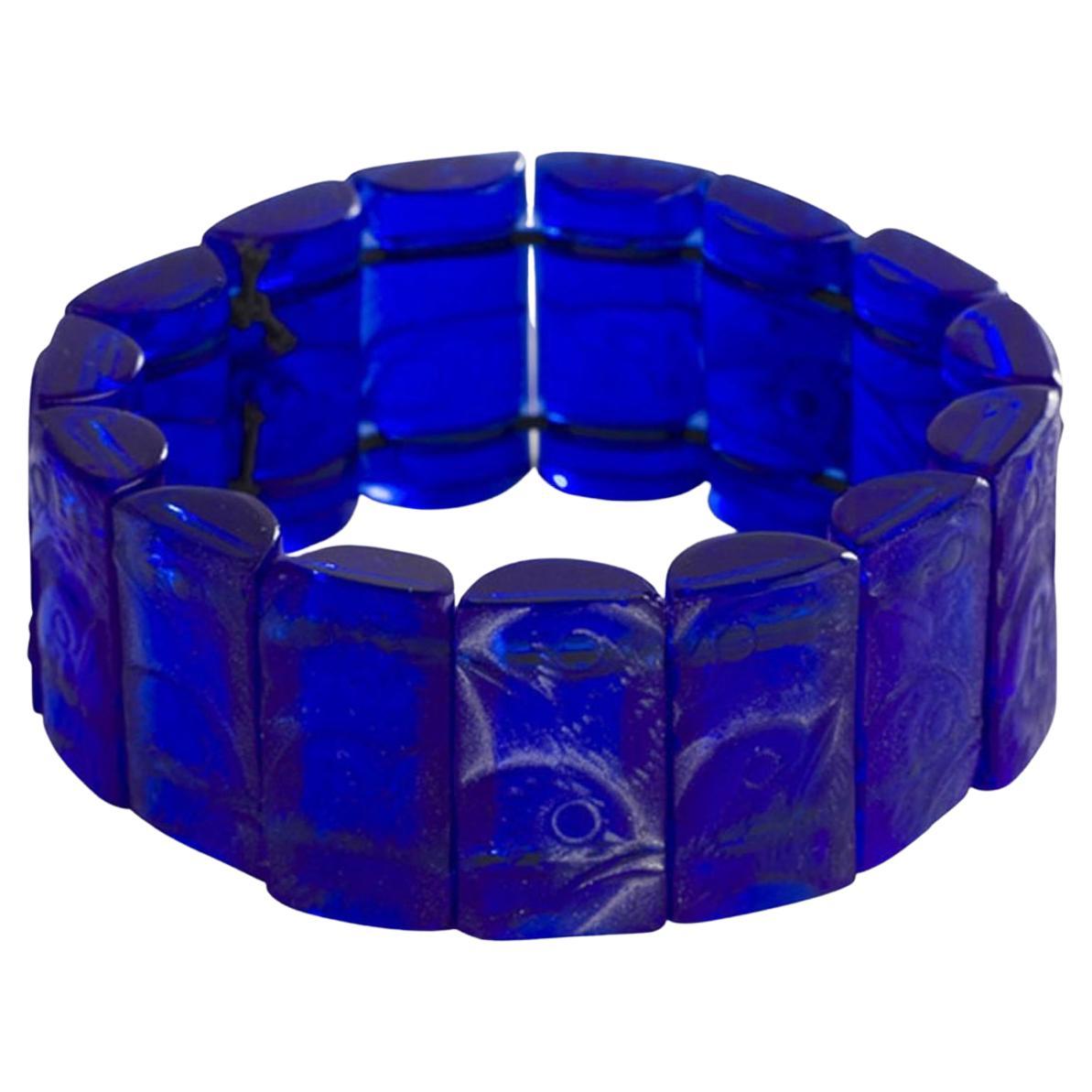 René Lalique "Renaissance, " Bracelet Verre, 1928 For Sale